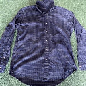 Ralph Lauren Long Sleeve Button Down Checker Mens Size L